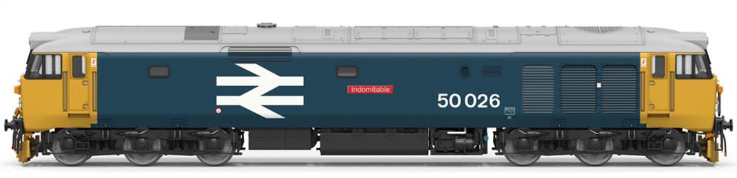 Hornby TT:120 TT3067M BR Class 50 Indomitable 50026