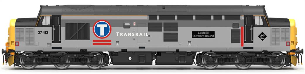 Hornby TT:120 TT3044M Transrail Class 37 Loch Eil Outward Bound 37413