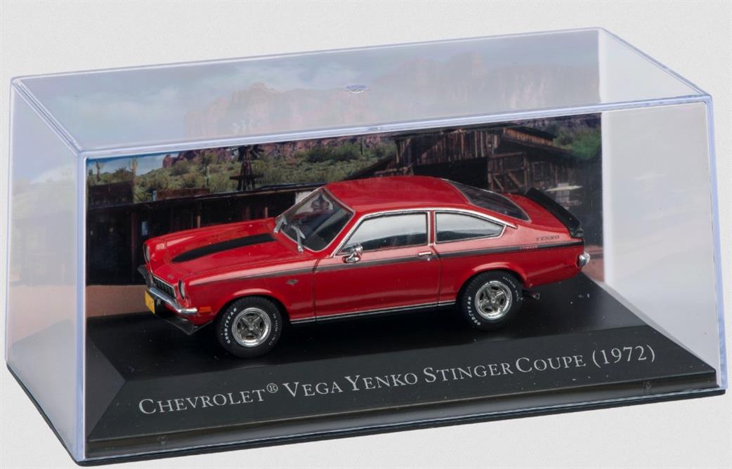 MAG 1/43 MAG PP28 Chevrolet Stinger Vega Yenko Coupe Red 1972 Diecast Model