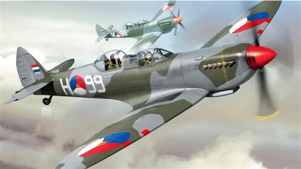 AZ Model 1/72 AZP7208 Supermarine Spitfire TR.9 Military Services Kit