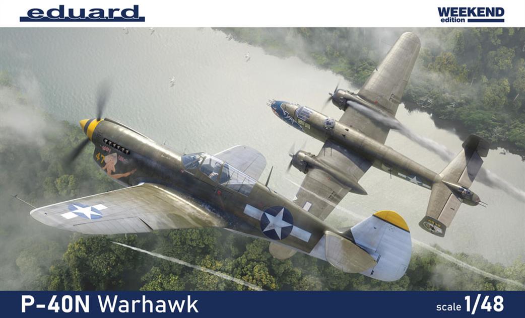 Eduard 1/48 84210 P-40N Warhawk Weekend Edition Scale plastic kit