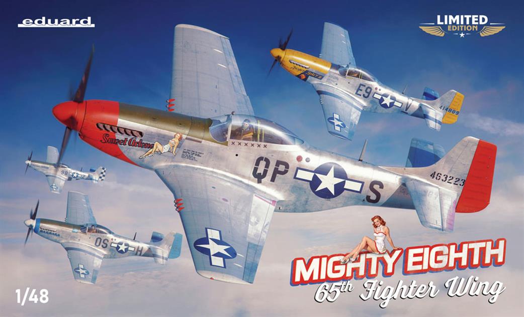 Eduard 1/48 11196 Mighty Eighth 65th Fighter Wing Mustang Fighter Kit