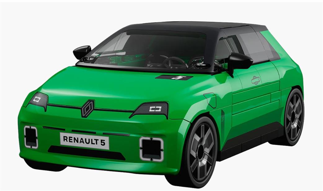 Cobi 1/35 24674 Renault 5 E-Tech Green Block Model