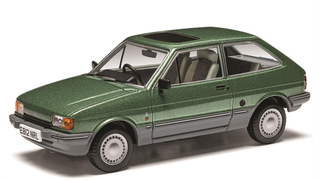 Corgi 1/43 VA14405 Ford Fiesta Mk2 1.4 Ghia, Willow Green Diecast Car Model