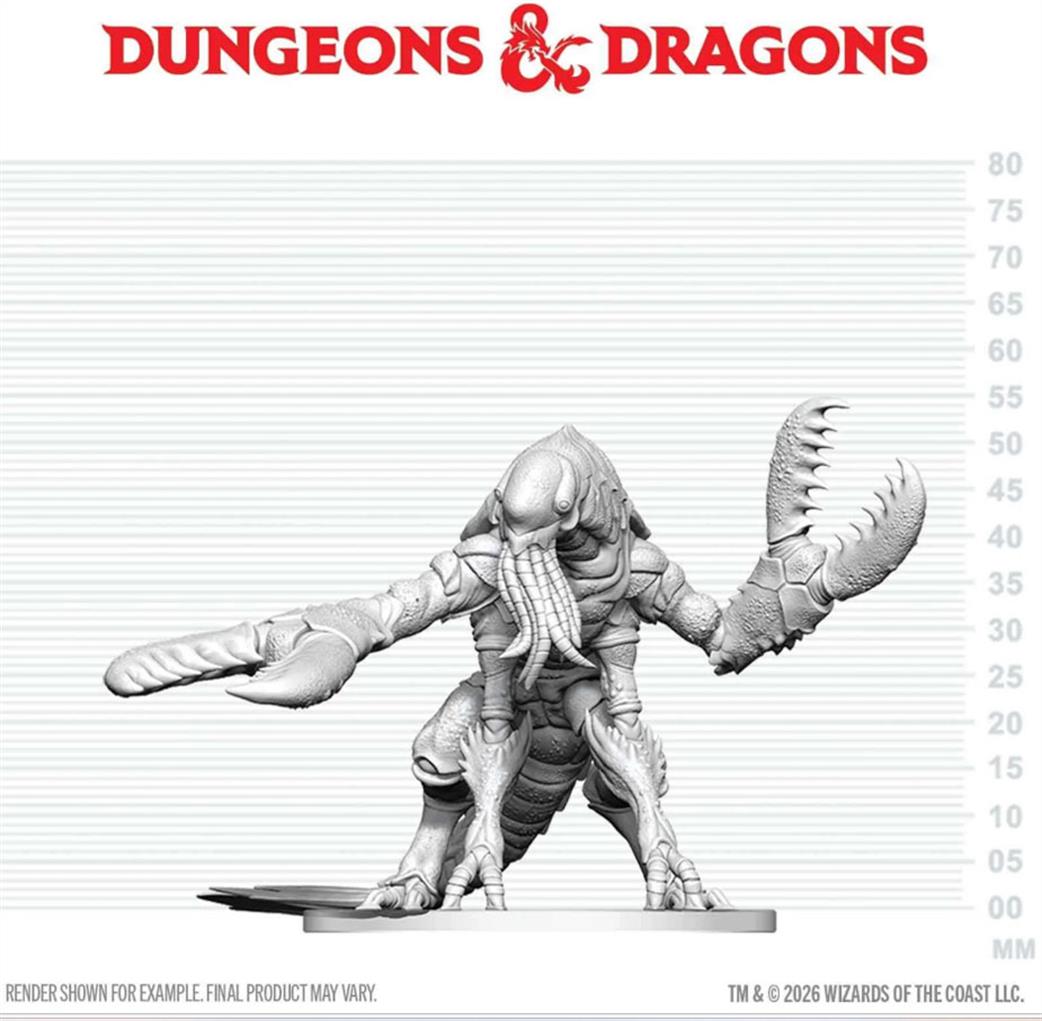 Wizkids  90900 Chuul D&D Nolzur's Marvelous Unpainted Miniature