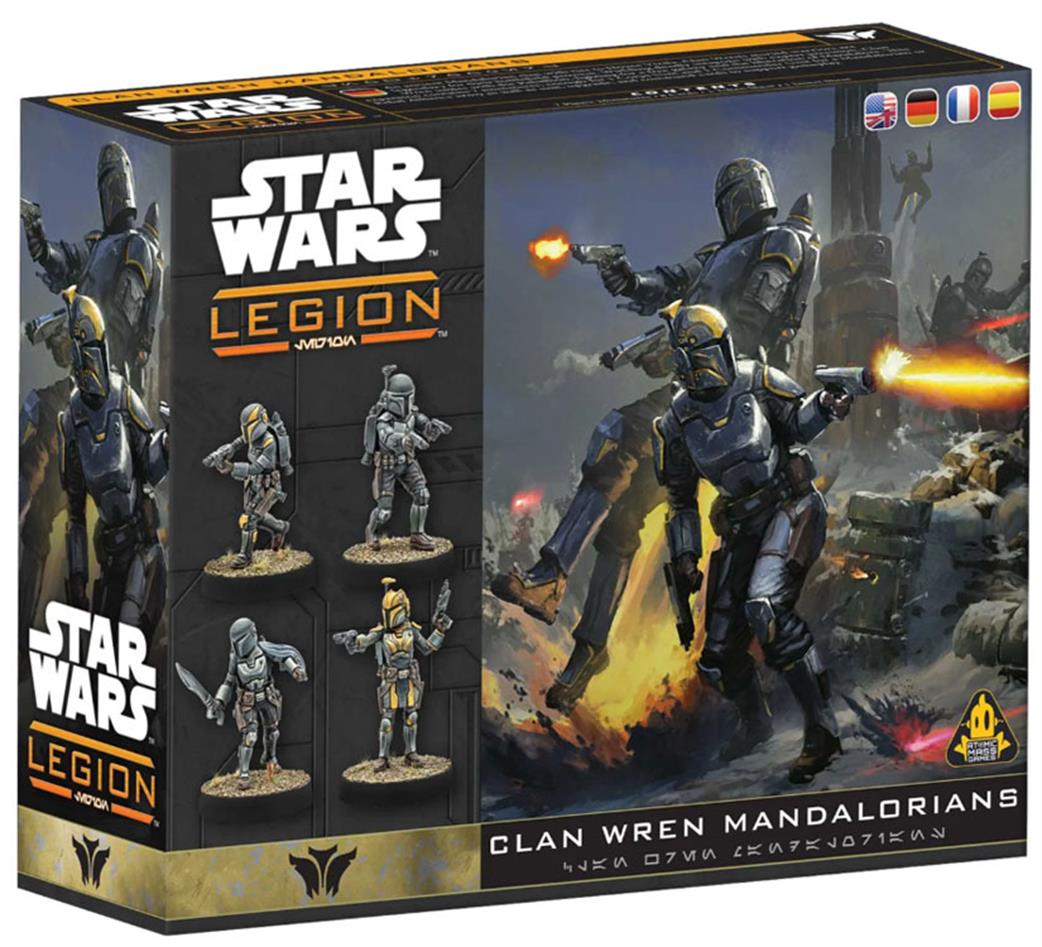 Atomic Mass Games  SWQ56 Clan Wren Mandalorians for Star Wars Legion