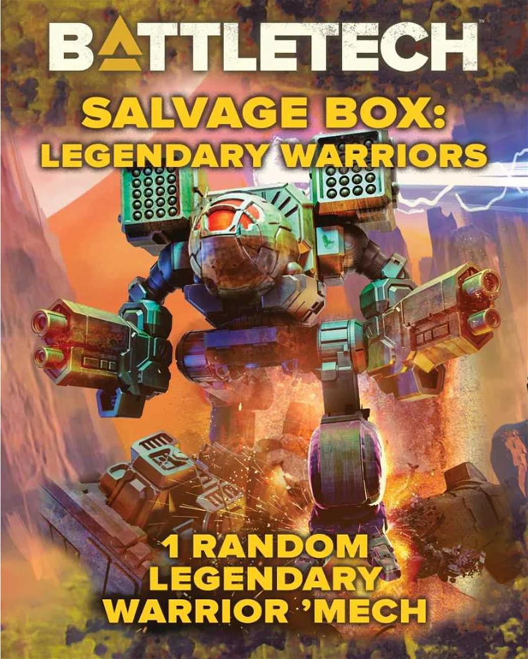 Catalyst Games Labs  37608 BattleTech Legendary Warriors Salvage Blind Box