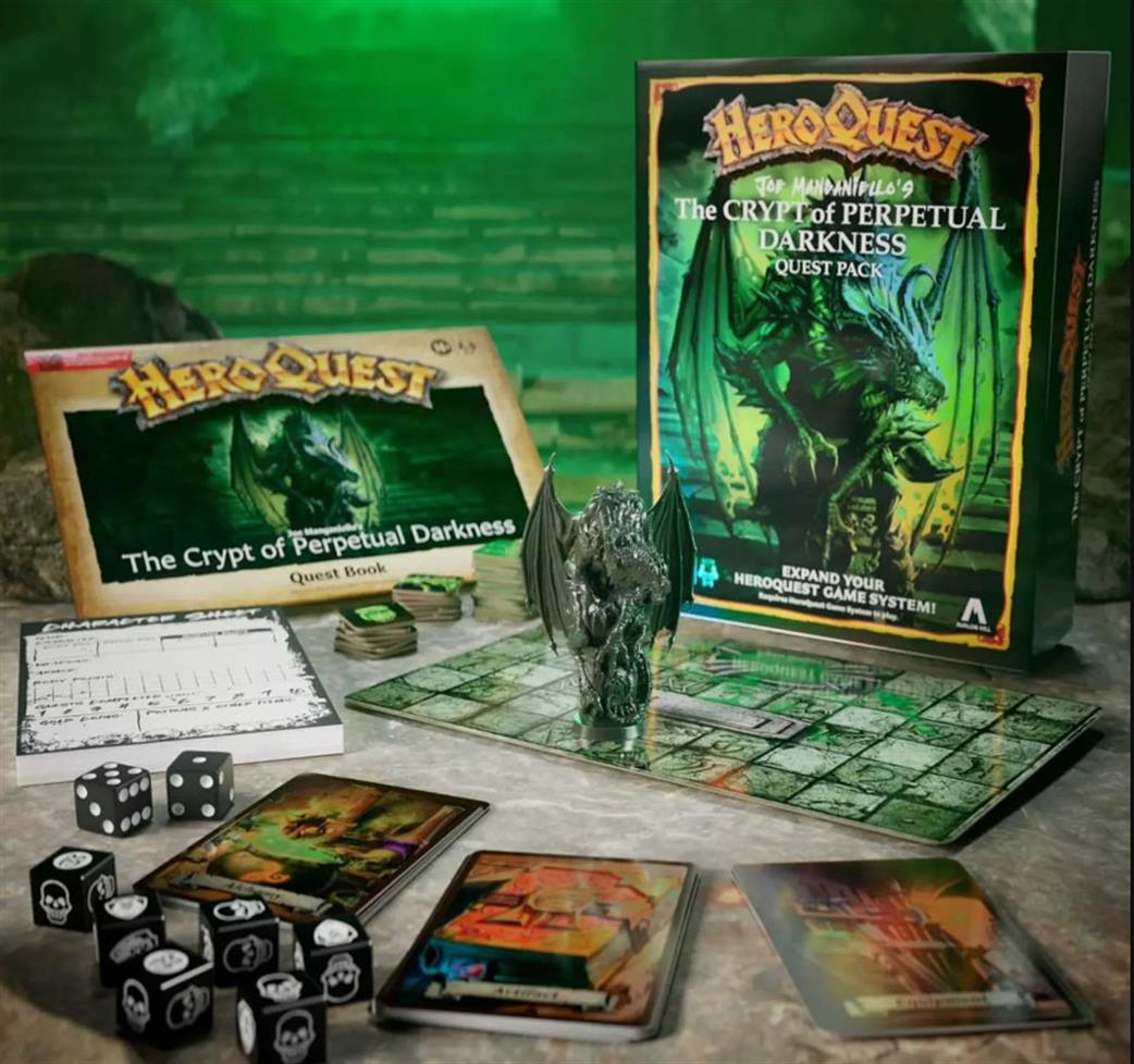 Hasbro  HASG1798UU0 HeroQuest Crypt Of Perpetual Darkness Quest Pack