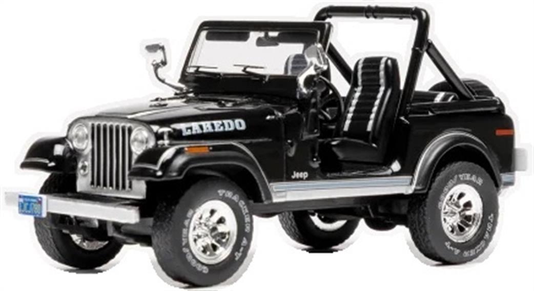 IXO 1/43 CLC656 Jeep CJ-7 Laredo Black 1980 Diecast Model