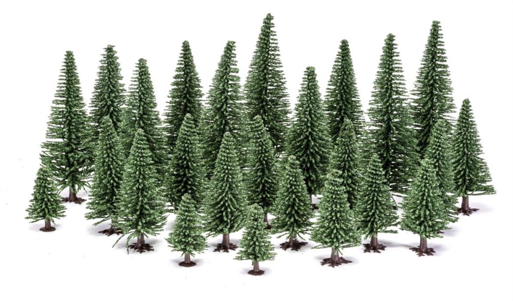 Hornby  R7199 20 x 5-14cm Height Fir Trees