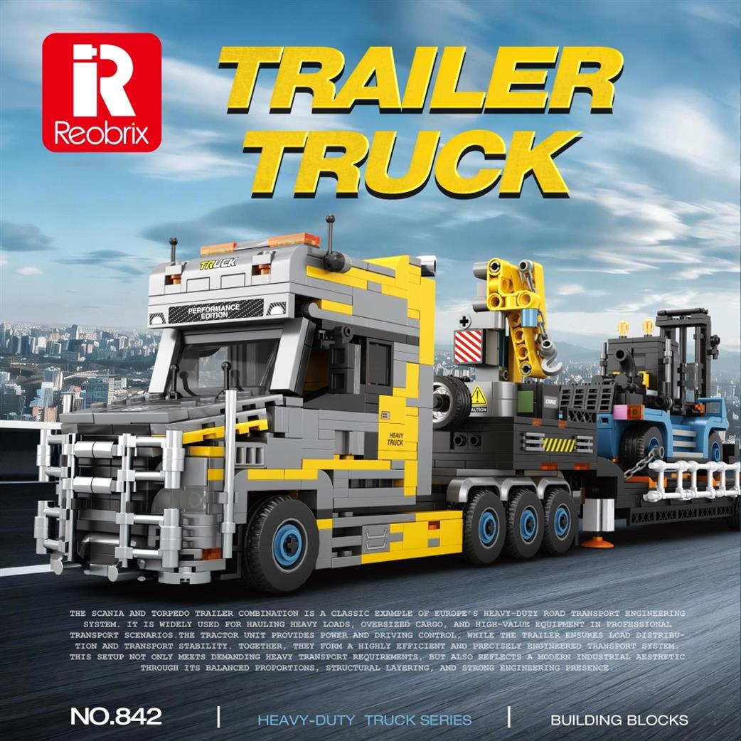 ReoBrix  842 Trailer Truck Brick Kit