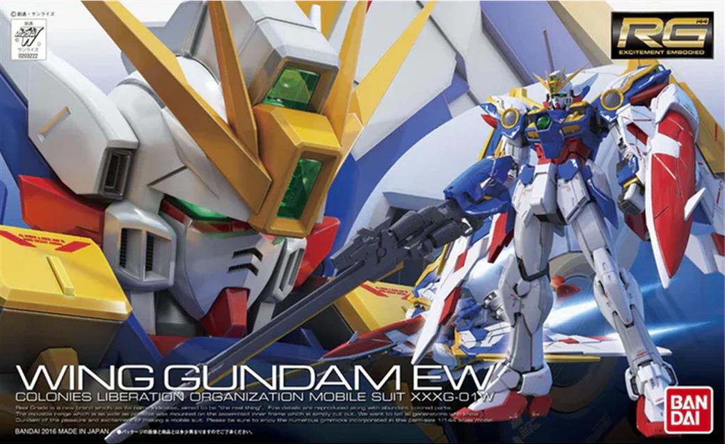Bandai 1/144 5063053 RG Wing Gundam EWW Colonies Liberation Organization Mobile Suit XXXG-01W