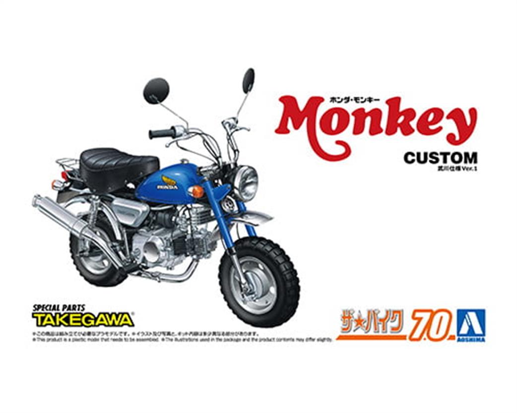 Aoshima 1/12 06827 Honda Monkey Takegawa Version 1 Motorbike Kit