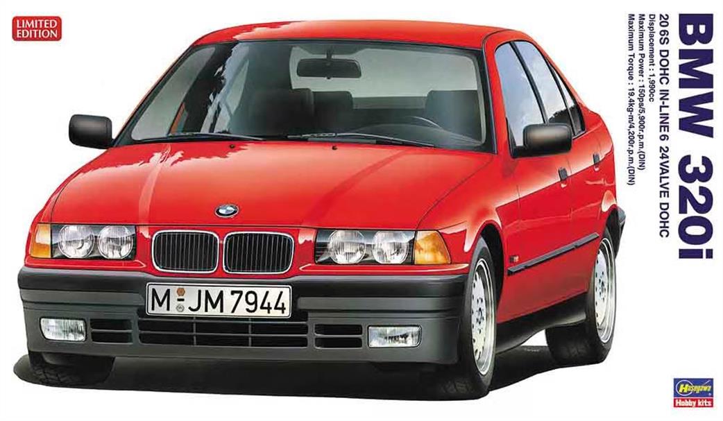 Hasegawa 1/24th 20313 BMW 320i Car Kit
