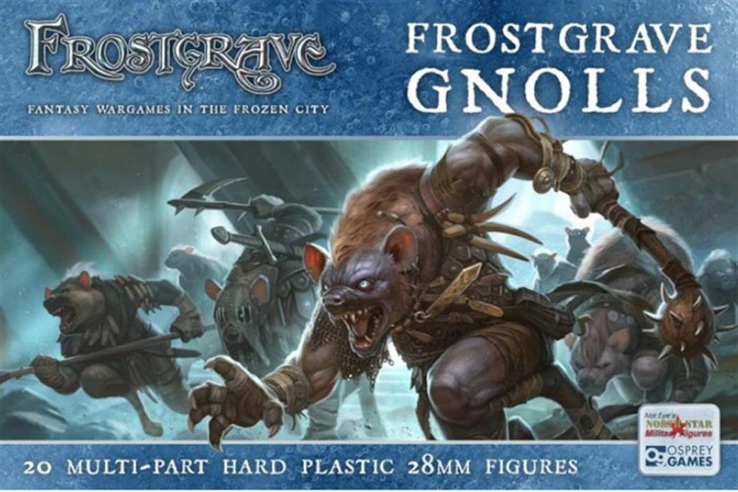 Osprey 28mm FGVP03 FrostGrave Gnolls 20 Unpainted Hard Plastic Figures