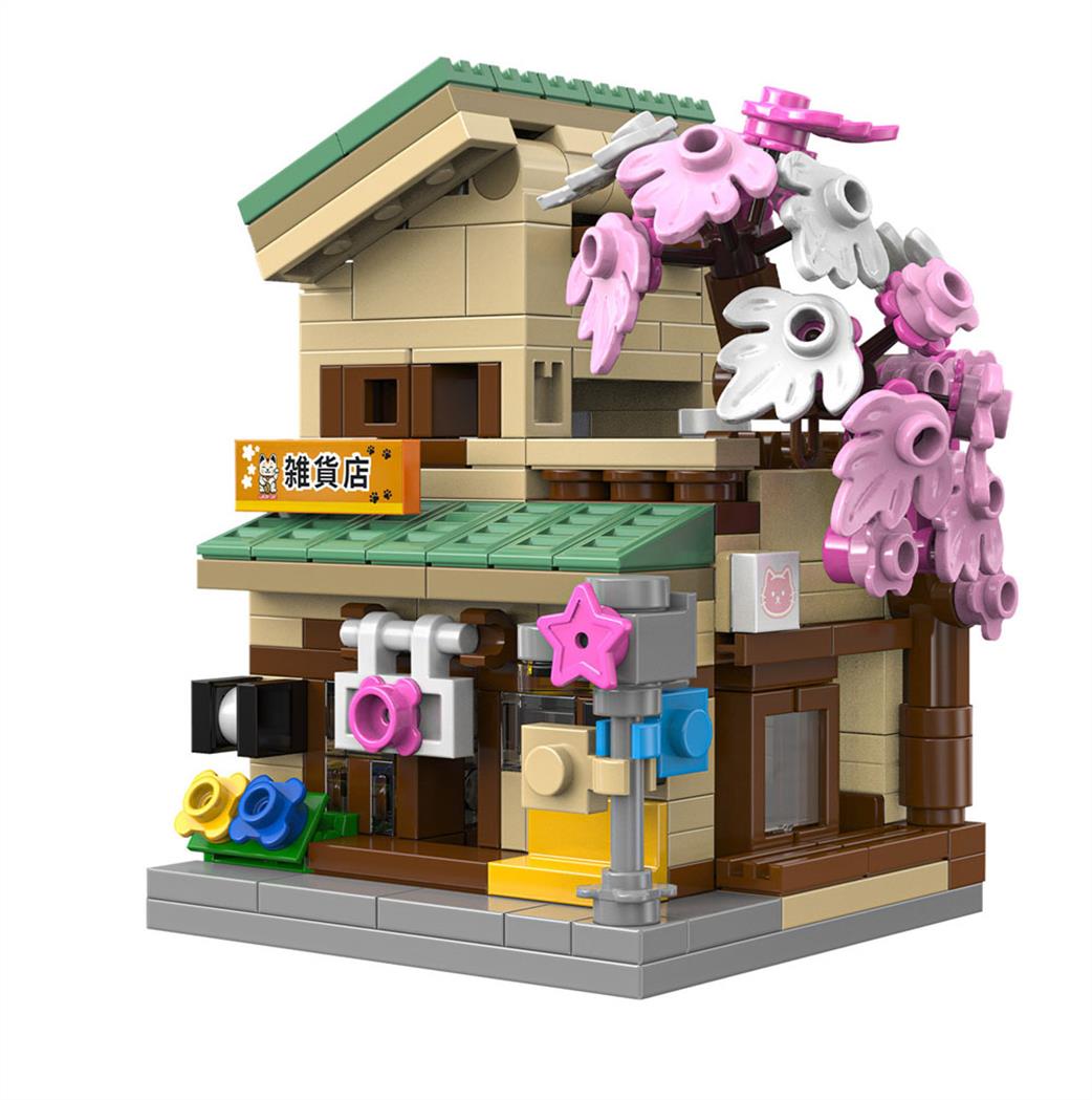 CaDa  C66071W Mini Kitty's Japanese Grocery Store - 330 pcs Brick Model
