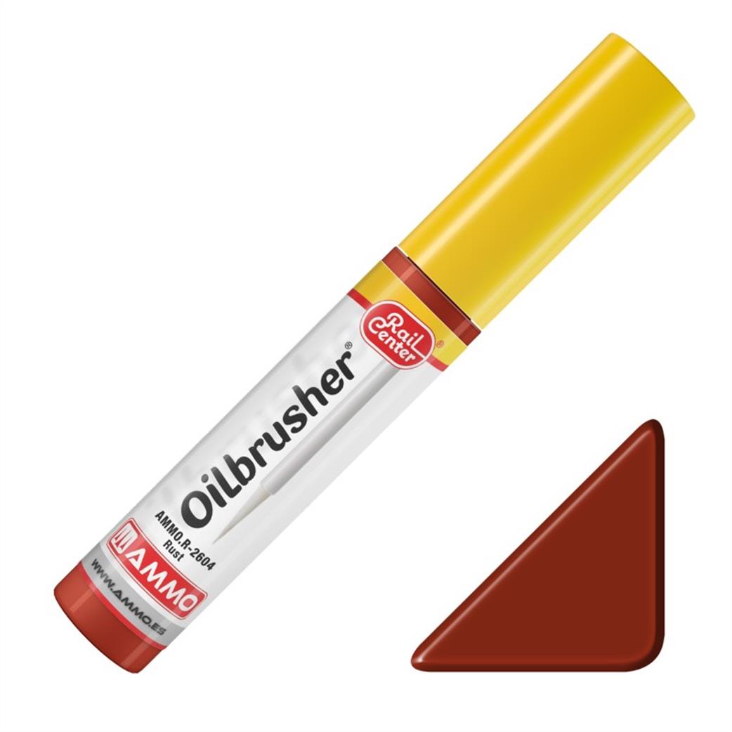 Ammo of Mig Jimenez  Ammo.R-2604 Rust Rail Center Oilbrusher 10ml Enamel Based Paint