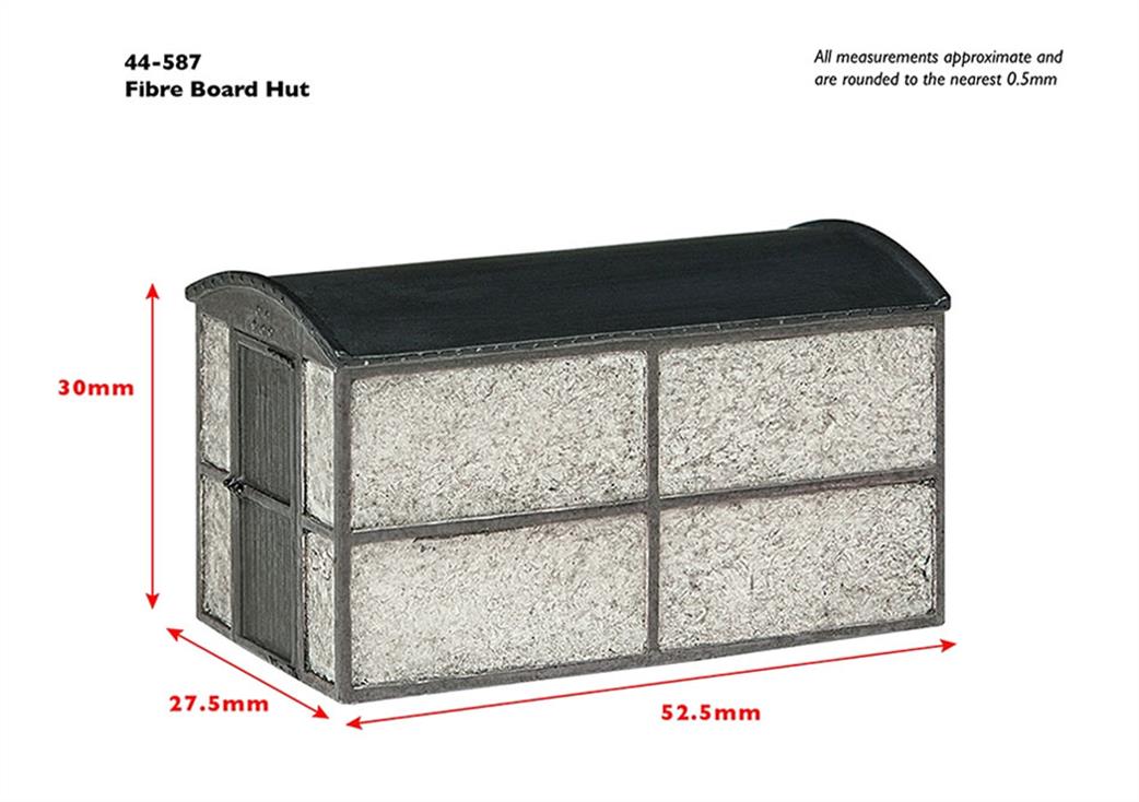 Bachmann OO 44-587 Fibre Board Hut from Scenecraft Range
