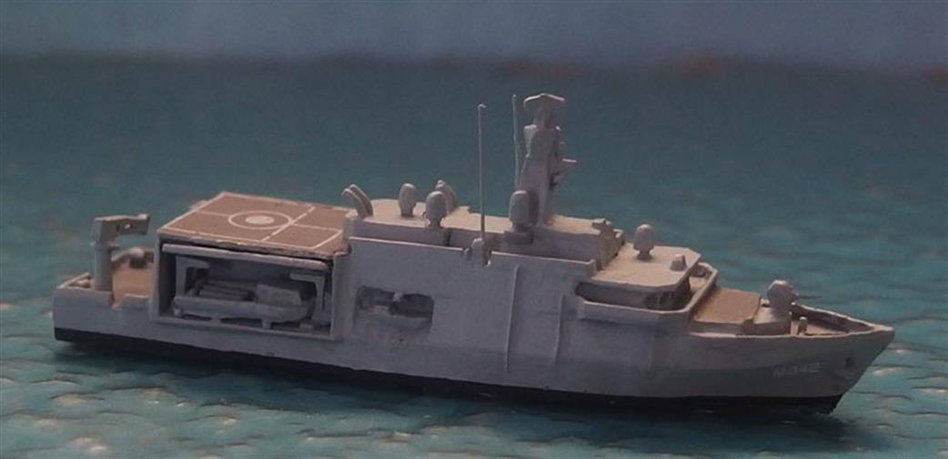Albatros 1/1250 Alk404B HNLMS Ijmuiden M842 Mine countermeasures Vessel Waterline Model