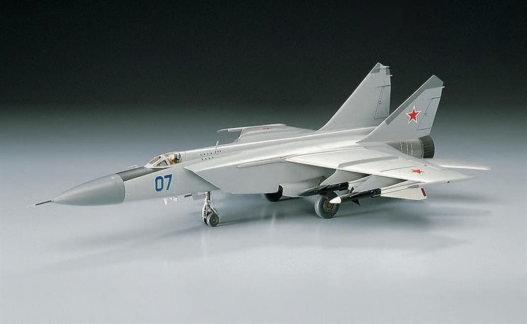 Hasegawa 1/72 00434 Mig-25 Foxbat Russian Air Force Interceptor Kit