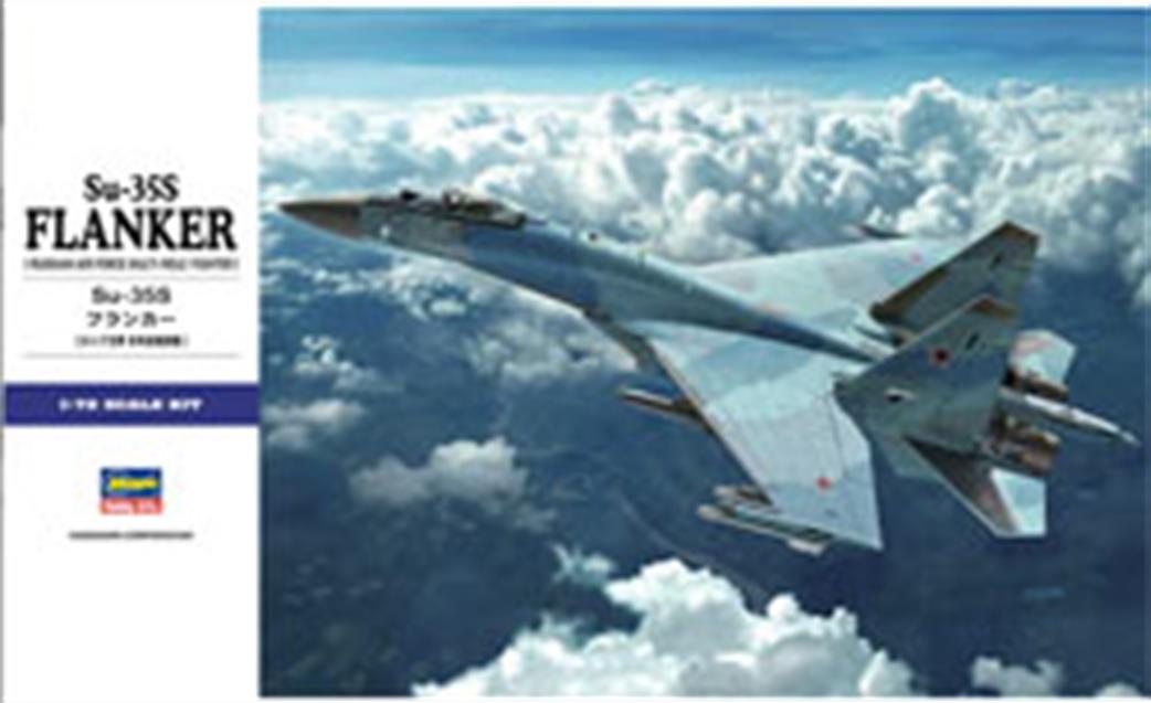 Hasegawa 1/72 01574 Su-35S Flanker Russian Af Multi-Role Fighter Kit