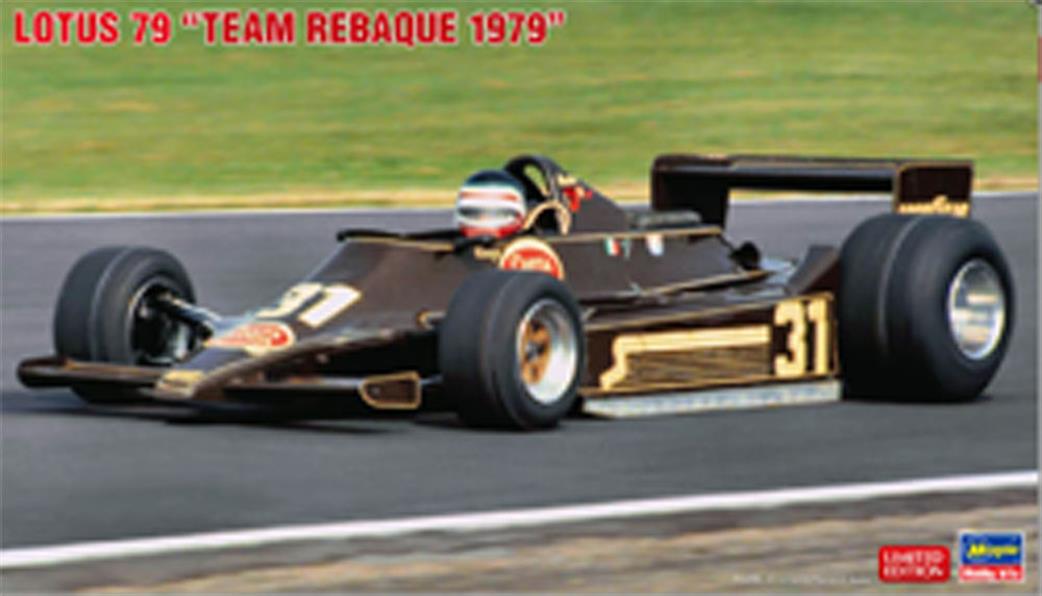 Hasegawa  20813 1979 Lotus 79 - Team Rebaque Car No.31 Model Kit