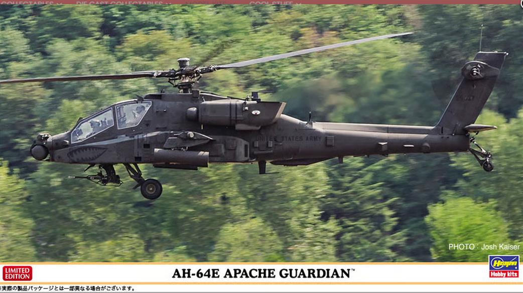 Hasegawa 1/48 07564 AH-64E Apache Guardian Kit with Etched Metal Parts