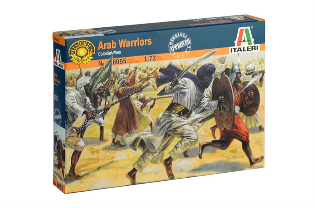 Italeri 1/72 6055 Arab Warrior Plastic Figure Pack