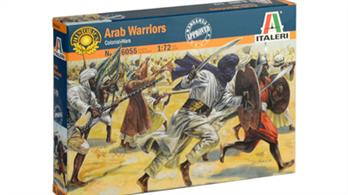 Italeri 6055 Arab Warrior Pack50 figures per box in 15 different posesPaint Required Not Included