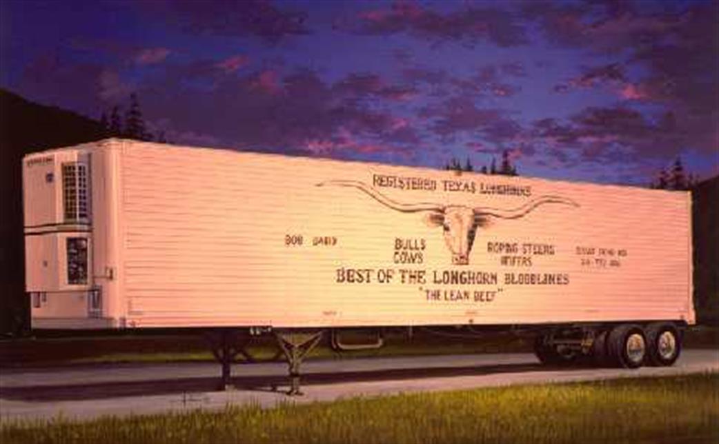 Italeri 1/24 742 American 48ft Reefer Trailer Kit