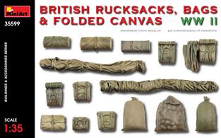 BRITISH RUCKSACKS, BAGS &amp; FOLDED CANVAS WW2