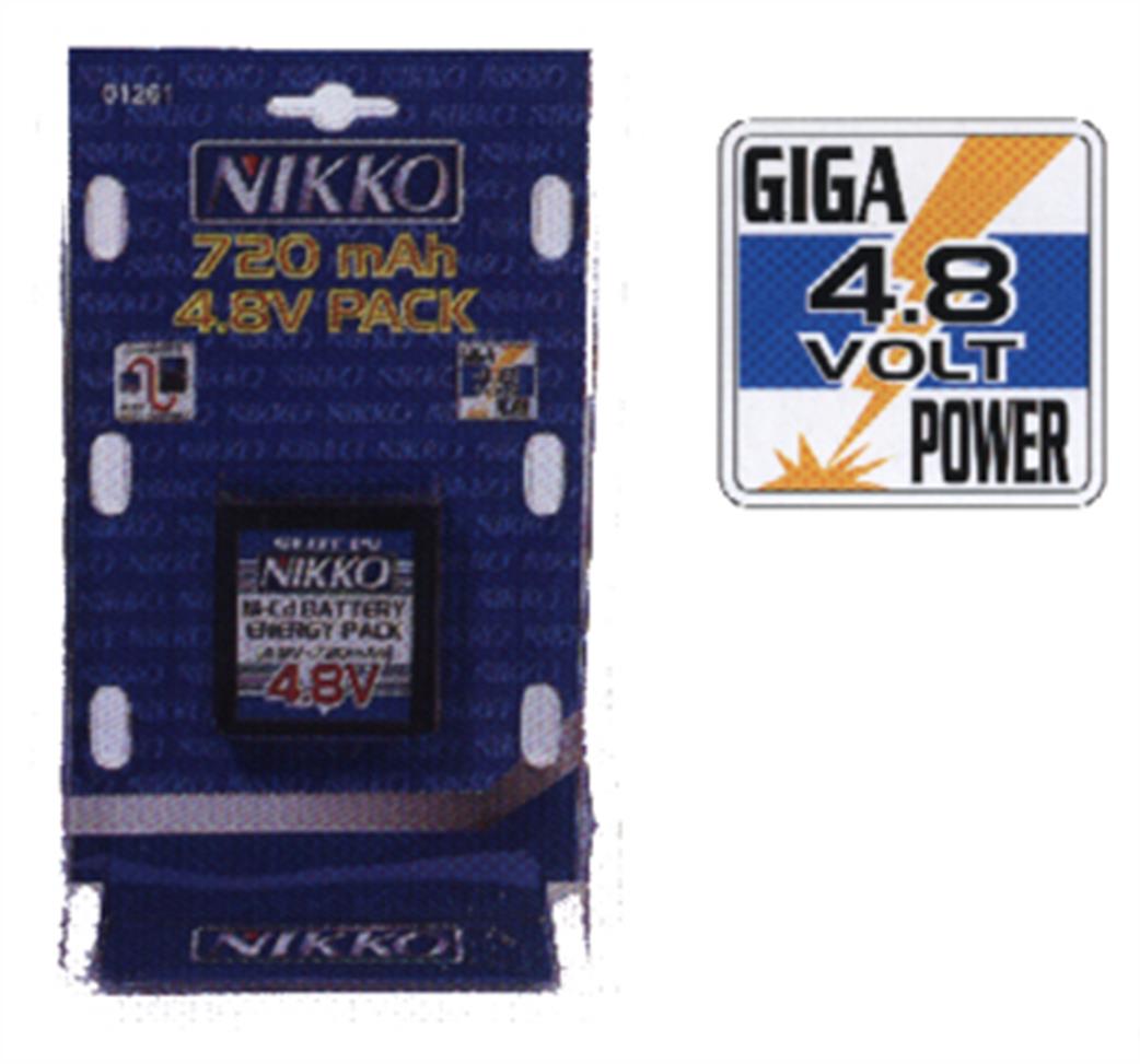 Nikko 01261 4.8v Nicad Battery Cassette