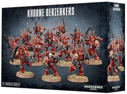 This multi-part plastic boxed set contains enough parts to make 12 multi-part plastic Khorne Berzerkers armed with bolt pistol and a mix of chainweapons (there are six chainswords and six chainaxes).These miniatures are supplied with 12 32mm round bases and 2 Chaos Space Marine Transfer Sheets.
