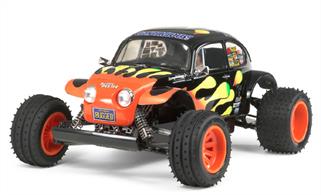 Tamiya 1/10 Blitzer Beetle RC Offroad Buggy Kit 58502This is a re-release version of the Blitzer Beetle R/C assembly kit, which was inspired by the exciting off-road desert racer designs seen in the United States.