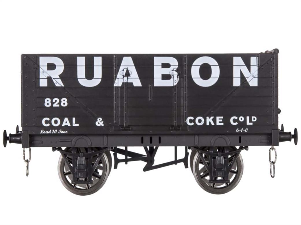 Dapol O Gauge 7F-071-030 Ruabon Coal & Coke Co 828 7 Plank Open Wagon RCH 1923 Type