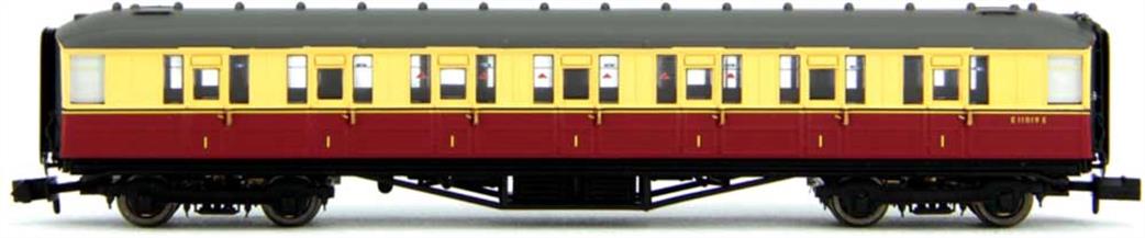 Dapol N 2P-011-153 BR E11028E Gresley First Class Coach Crimson & Cream