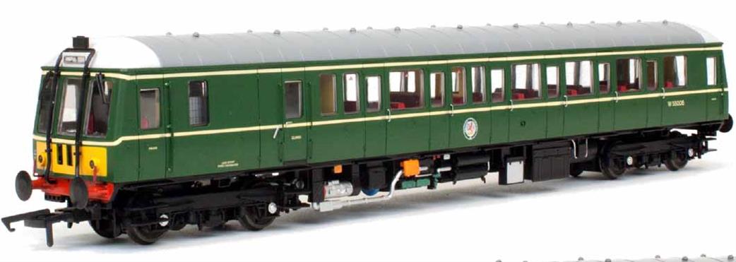 Dapol OO 4D-015-009 BR W55006 Class 122 Gloucester Single Car DMU Green with Small Yellow Panel