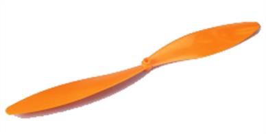 Presented in bright orange plastic, these nylon props are great for slow flying, electric flight models. With an industry standardï¿½hexagon mounting boss, they will fit many slow fly, and park fly models. 