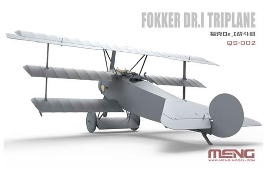 Meng 1/32 MNGQS-002 Fokker DR.1 Triplane WW1 Plastic Kit