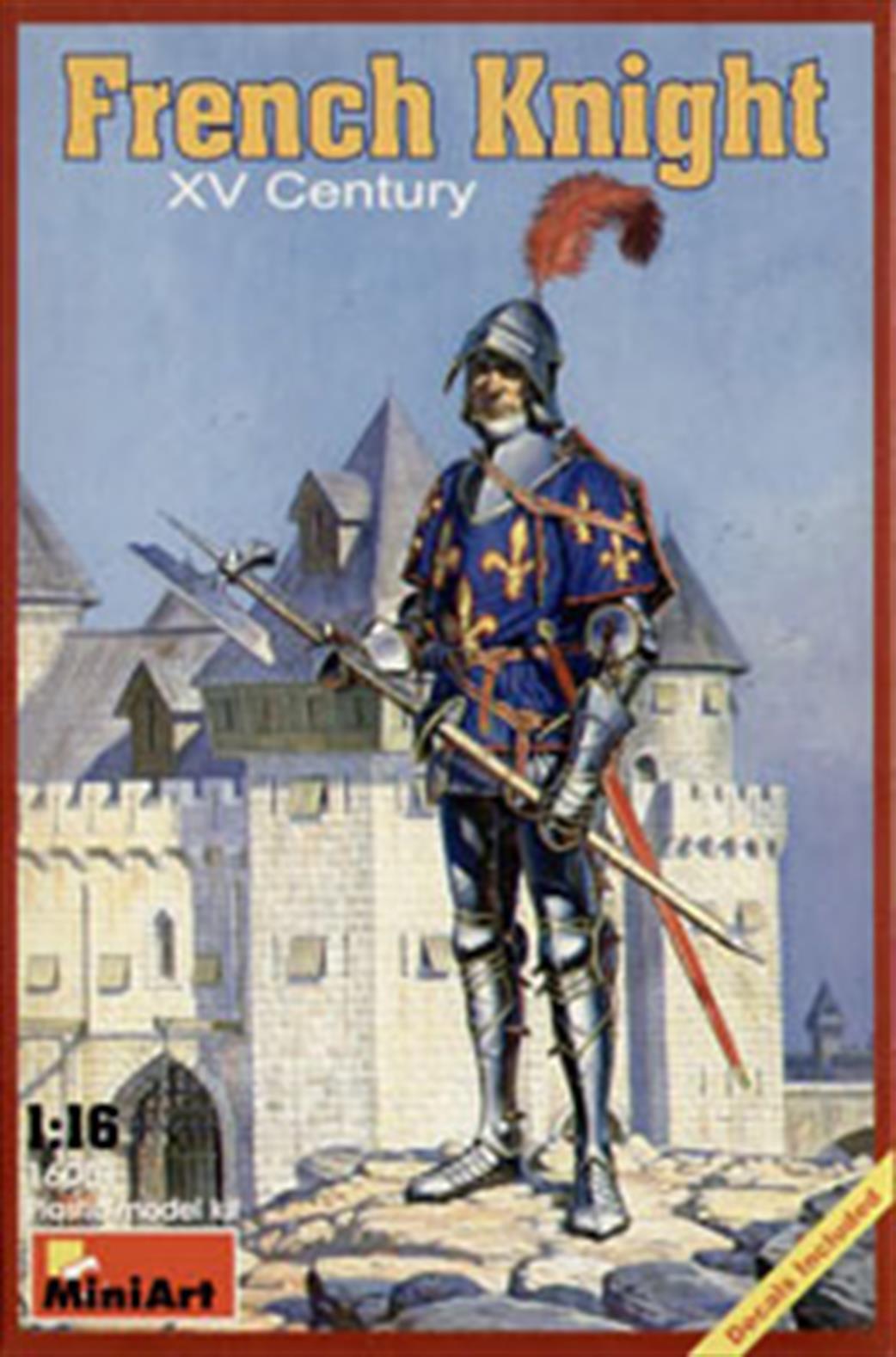 MiniArt 1/16 16001 French Knight XV Century