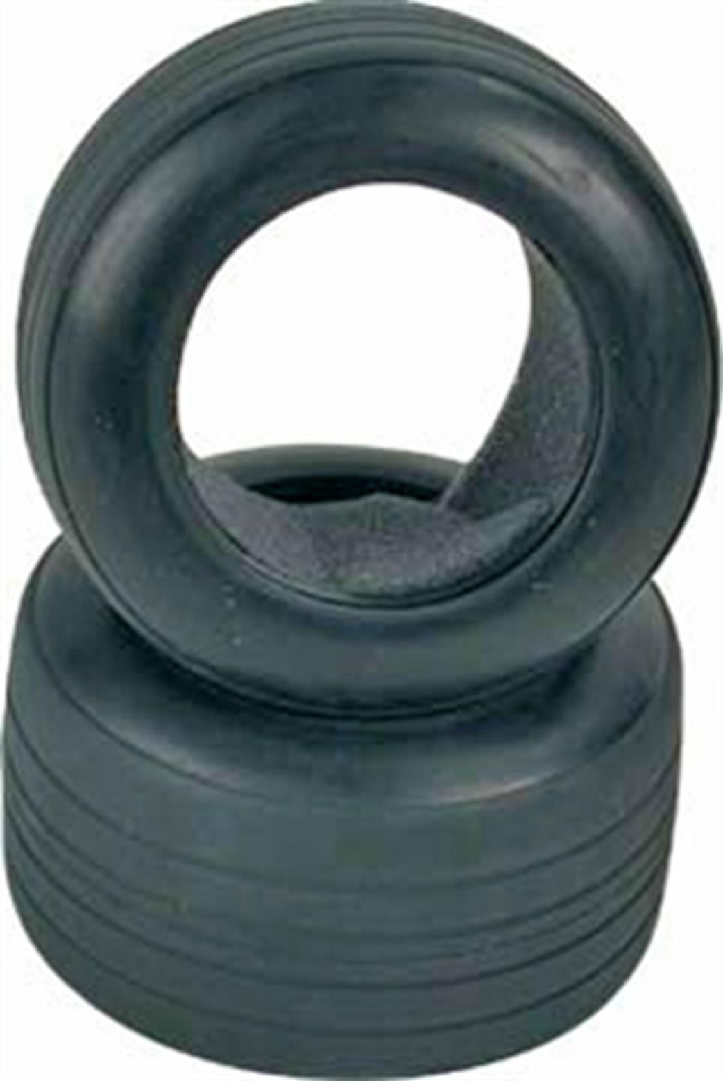 Tamiya  50938 (SP-938) F201 Rear Rubber Tyres with Inner Sponge (pair)