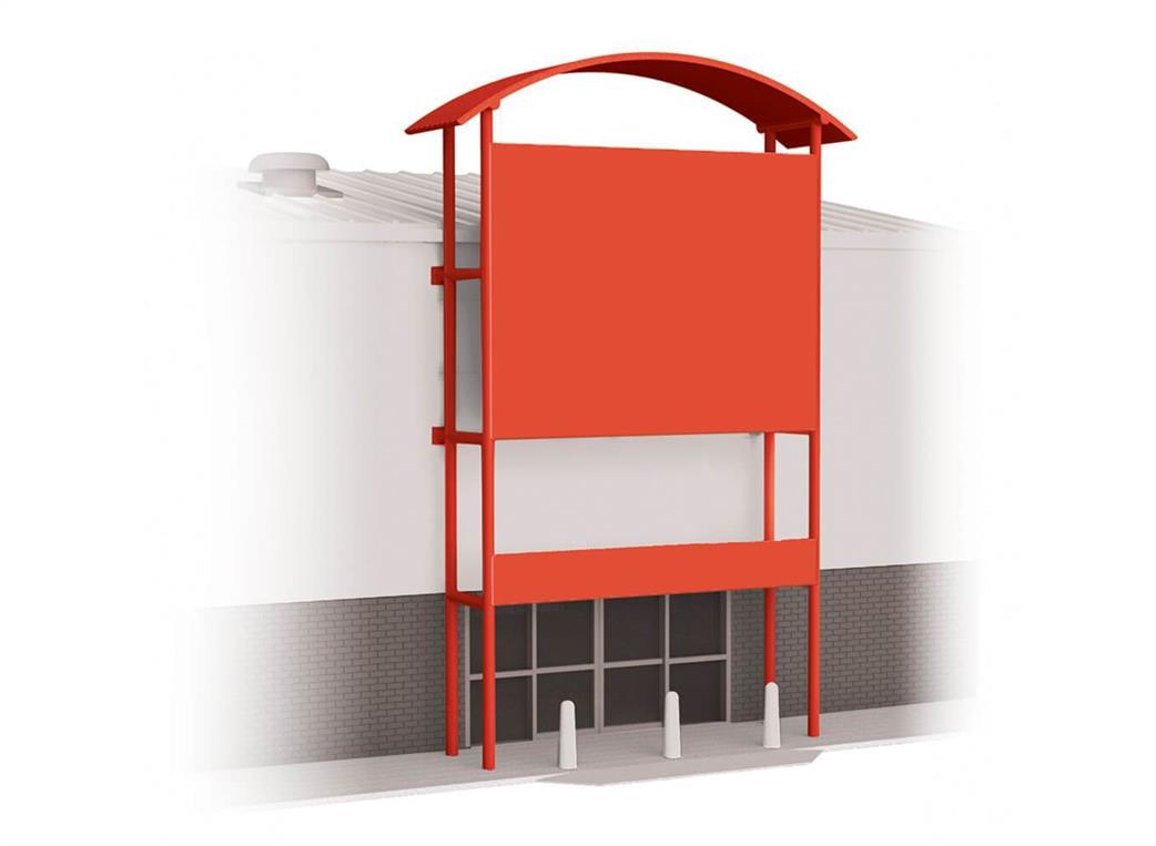 Wills Kits OO SSM311 Out-of-Town Retail Store Frontage for Modular Industrial Building Kit