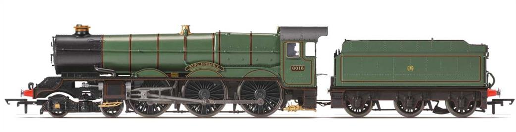 Hornby OO R3408 GWR 6016 King Edward V GWR Lined Green Shirtbutton Logo