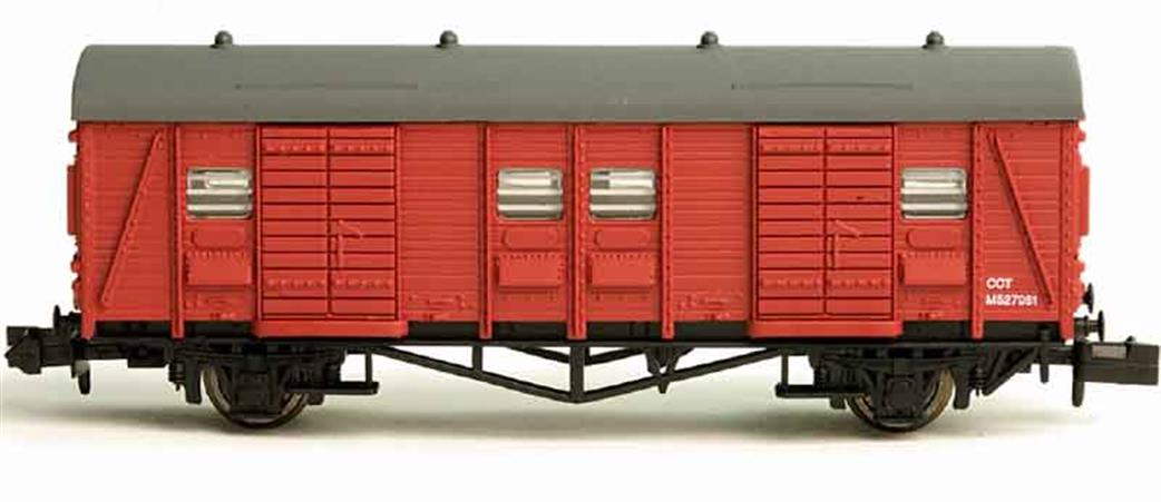 Dapol N 2F-047-010 BR M527047 ex-SR 4 wheel PMV / CCT Parcels Van BR Maroon Livery