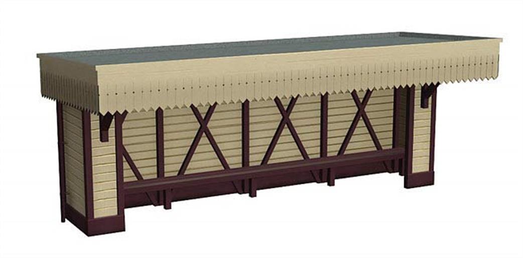 Bachmann OO 44-137 Scenecraft Wooden Station Waiting Room