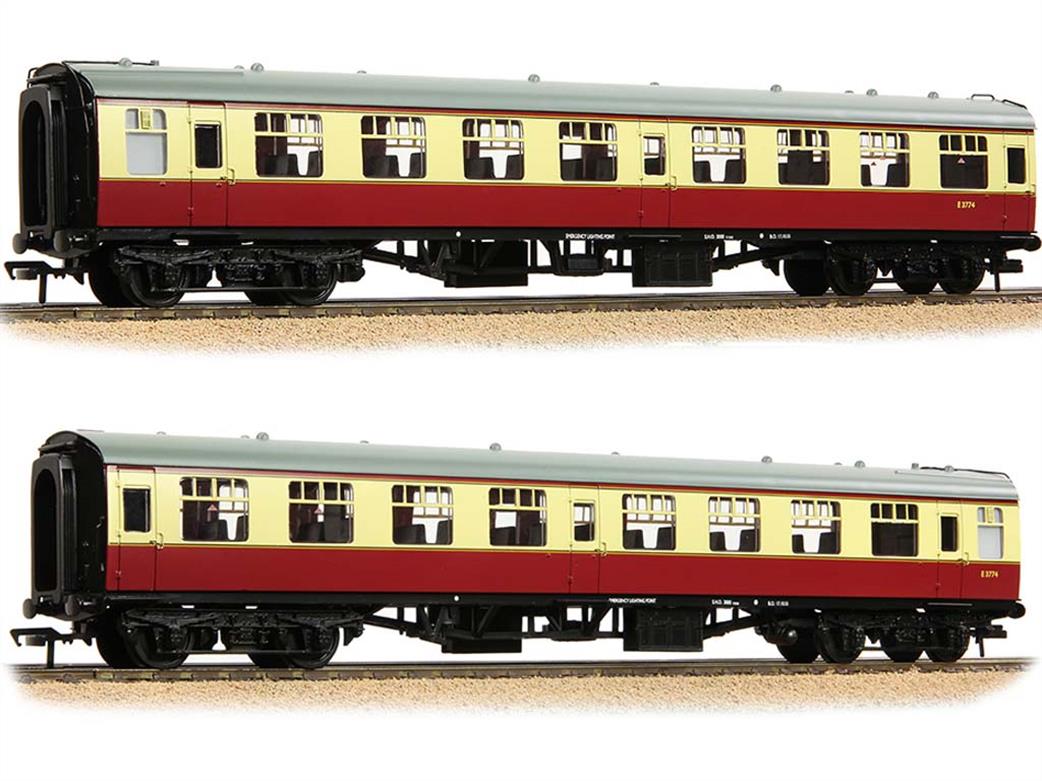 Bachmann OO 39-052H BR Mk1 TSO Second Class Open Coach Crimson & Cream