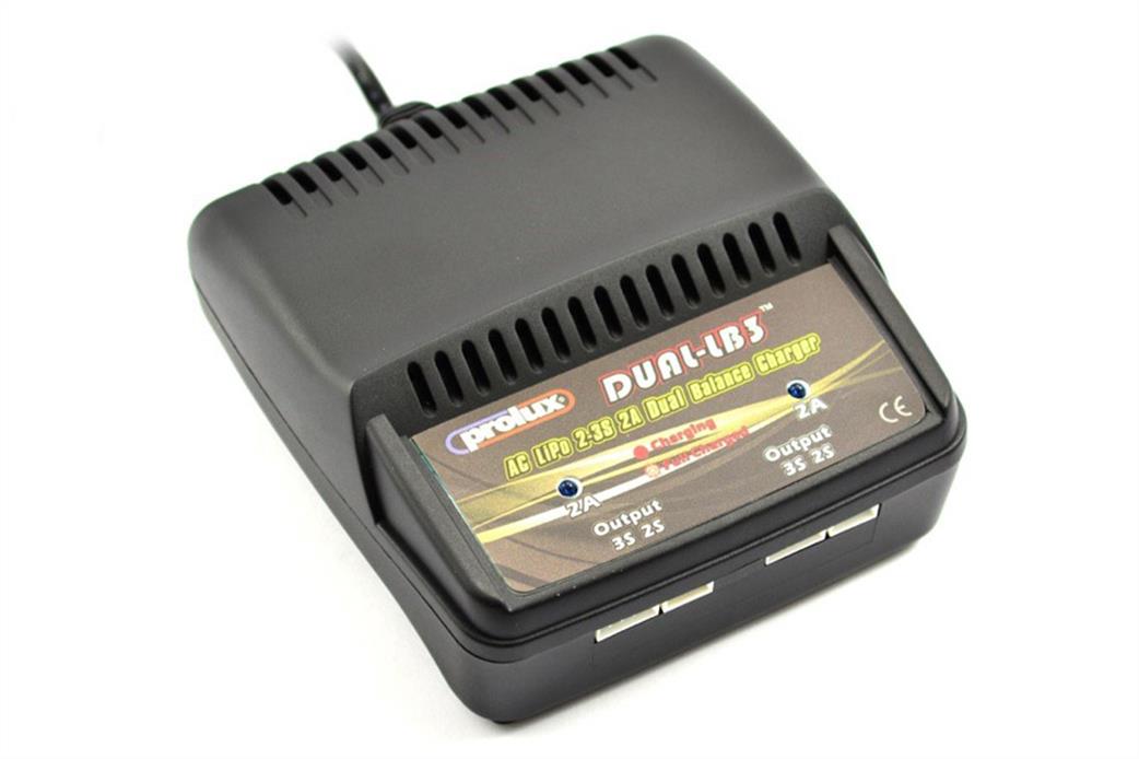 Prolux  PX3802GB Dual Lipo Balance Charger 2S/3S