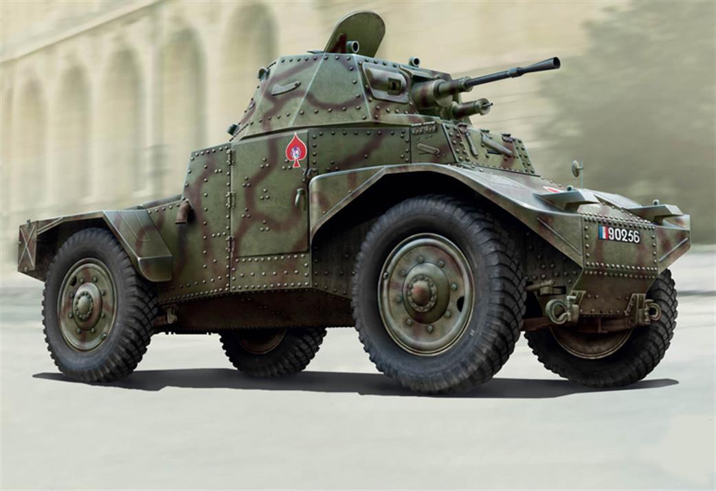 ICM 1/35 35373 WW2 French Panhard 178 AMD-35 Armoured Vehicle Kit