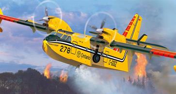 Revell 1/72 Canadair Bombadier CL-145 Flying Boat Kit 04998Glue and paints are required