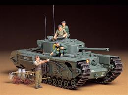 A good quality kit as always from Tamiya of the British Armies WW2 Churchill TankLength 210mm